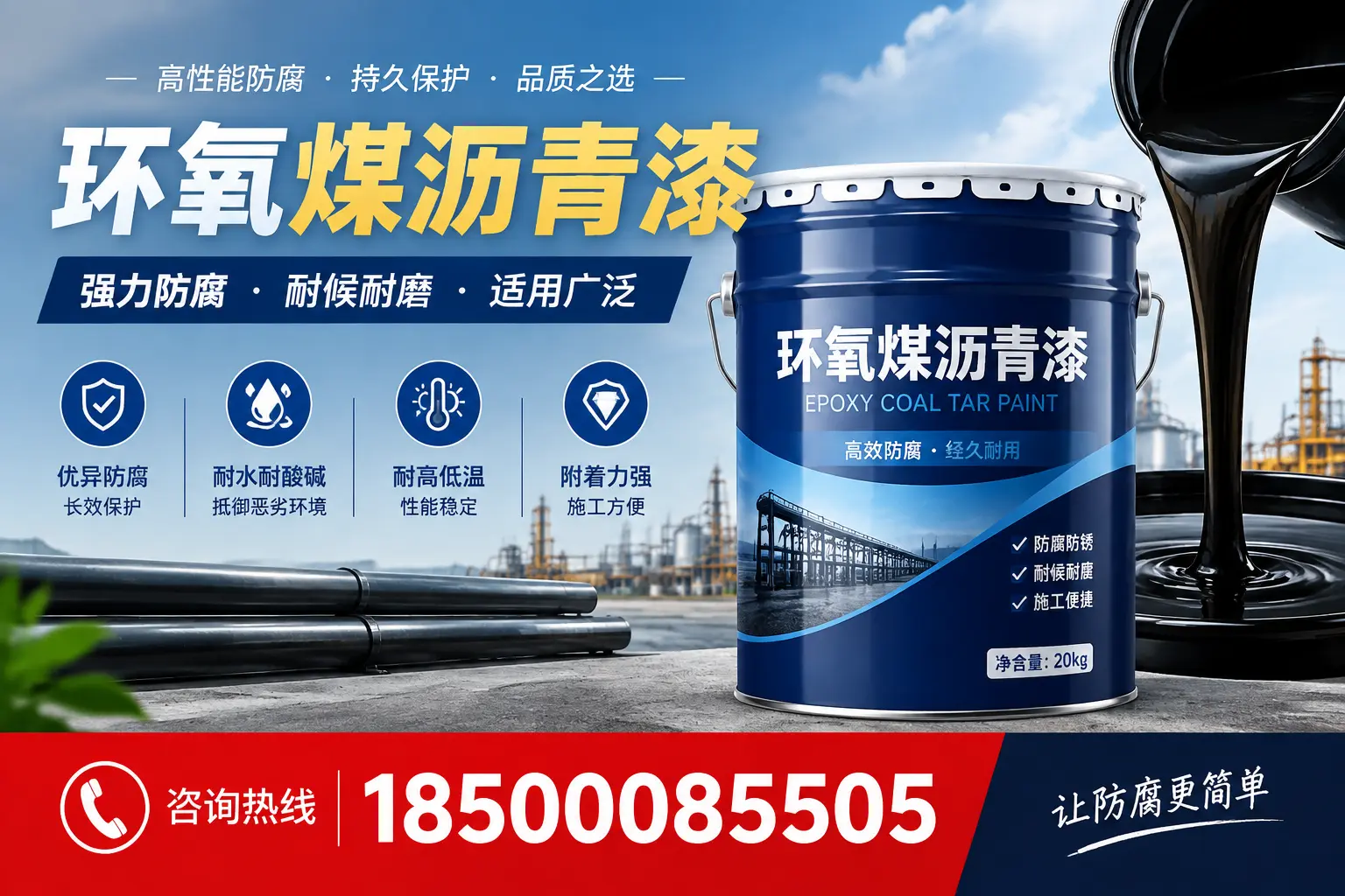 环氧煤沥青漆在不同气候条件下的表现分析,商洛适用性
